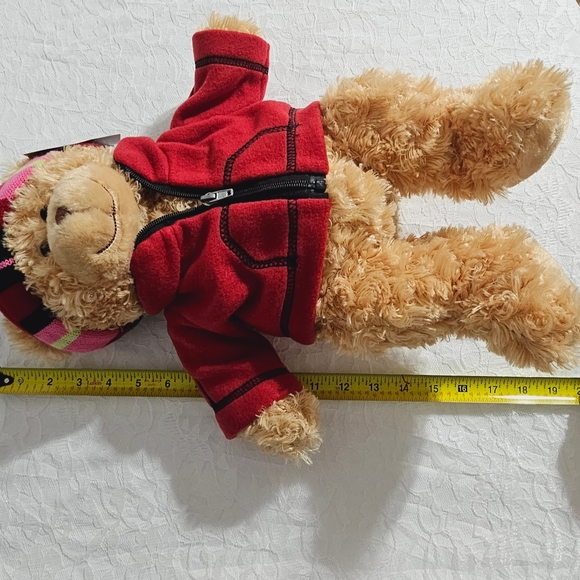 Fashion Bug - Christmas/Winter Fuzzy Bear Plush - Picture 12 of 14